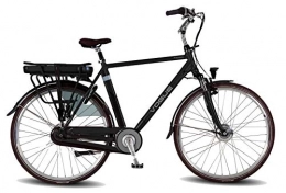 Vogue Electric Bike Vogue Premium 28 Inch 54 cm Men 7SP Roller brakes Black