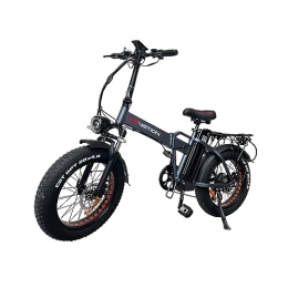 VOZCVOX Electric Bike VOZCVOX 20" Electric Bike AT20 Ebike for Adults Electric Folding Bicycle with Detchable Battery 7 Speed Gears Dual Disc Brakes