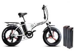 VOZCVOX Electric Bike VOZCVOX Electric Bicycle 20 inch 4.0 Fat Tire 3Cutter Wheel, 48V15Ah 500W Electric Mountain Bike For All-Terrain
