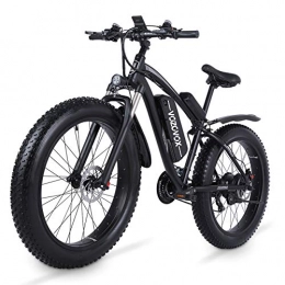 VOZCVOX Electric Bike VOZCVOX Electric Bikes for Adult, 26" Ebike with Fat Tyre, 48V17Ah Removable Battery, Electric Mountain Bikes with Shimano 21-Speed