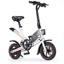 Wking Bike W.KING Electric Bikes Foldable Compact Lightweight 350W 36V with Front Light Double Disc Brake Warning Taillight Folding E-Bike City Bicycle