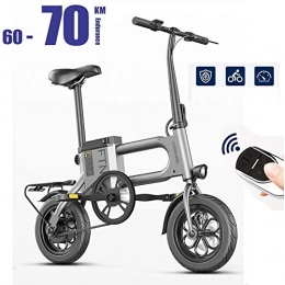 Wking Electric Bike W.KING Folding Bike Electric Adults, 60-70Km Mileage, 36V / 8.7AH, 12Inch, City Bicycle Max Speed 30Km / H, Disc Brakes And Easy To Store in Caravan