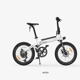 Wking Bike W.KING HIMO Electric Bike, Foldable Electric Moped Bicycle Three Switchable Riding Mode 250W Brushless Motor Riding, White