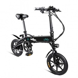 Wakects Bike Wakects 25km / h Folding Electric Bicycle, 16 Inches Fold Electric Bike with 7.8Ah Li-ion Battery, Ebike for Adult Teenagers Load 120kg, Charge time 5 hours, 250W Black 130x110x35cm