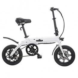 WARM ROOM Bike WARM ROOM Folding Electric Bike, City Bicycle 250W Speed Up To 25Km / H Aluminum Alloy Frame Travel Pedal Small Battery Car Unisex, 10ah