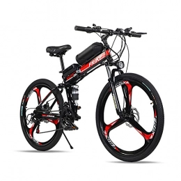 WDSWBEH Electric Bike WDSWBEH Electric Bike Electric Mountain Bike, 26'' Folding Electric Bicycle for Adults, 20Mph with 36V 10Ah Lithium-Ion Battery, A