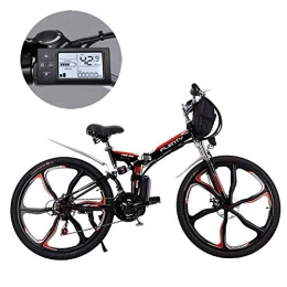 WEIZI Bike WEIZI Electric mountain bikes 24 26 inch 21-speed lithium battery Mountain Electric folding bike with hanging bag Three riding modes Suitable for men and women