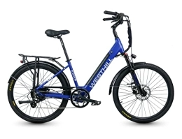 Westhill Electric Bike Westhill Classic ST 26″ Step Through Electric Bike 14Ah E-bike | Integrated Battery, Aluminium Frame, Front Suspension (Blue)