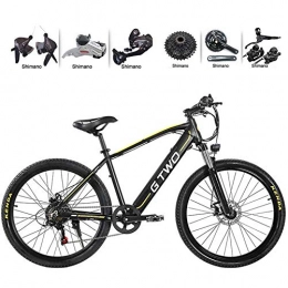 WFWPY Electric Bike WFWPY Foldable Electric Bike Three Work Modes 26 Inch Electric Bicycle 350W Mountain Bike 48V 9.6Ah Removable Lithium Battery Applicable people height 160cm-200cm