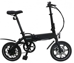 Whirlwind Electric Bike WHIRLWIND C4 Lightweight 250W Electric Bike Adult Foldable Pedal Assist E-Bike with LG Battery, UK Made - Black