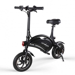 Windgoo Electric Bike Windgoo Electric Bike, Foldable 12 inch 36V E-bike with 6.0Ah Lithium Battery, City Bicycle Max Speed 25 km / h, Disc Brake (Black-B)