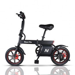 Windgoo Electric Bike Windgoo Electric Bike, Foldable 12 inch 36V E-bike with 6.0Ah Lithium Battery, City Bicycle Max Speed 25 km / h, Disc Brake (EB-BIack-14 Inch)