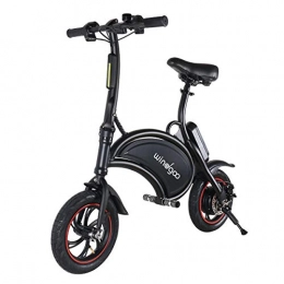 Windgoo Electric Scooter 12 inch 36V Folding E-bike with 4.4Ah LG Lithium Battery, City Bicycle Max Speed 30 km/h, Disc Brakes (Black)