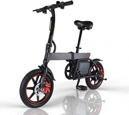 Windway Bike Windway Electric Bike Folding E-bike for adults, 14inch Wheel, Pedal Assist Commuter Cycling Bicycle, Max Speed 25km / h, Motor 350W, 6Ah Rechargeable Lithium Battery