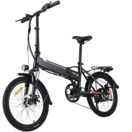 Winice Bike Winice Folding Electric Bike Ebike, 20 Inch Electric Bicycle with 36V 8Ah Removable Battery, Ebike with Strong Motor 7 Speed Gears Adult Electric Bicycle electric bikes for adults men women