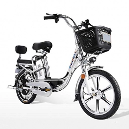 WM Electric Bike WM Adult 48v Lithium Electric Bike 20 Inch Double Shock Absorption Electric Car 350 Brushless Motor Extra Long Battery Life 100 Km
