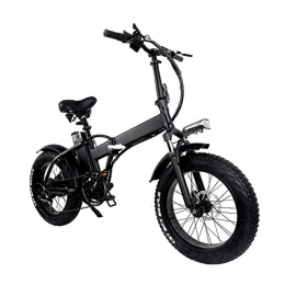 WM Bike WM Adult Electric Bicycle 20 * 4.0inch Aluminum Alloy Folding Electric Bicycle 48v15a Lithium Battery 500w Powerful Mountain Bike Atv