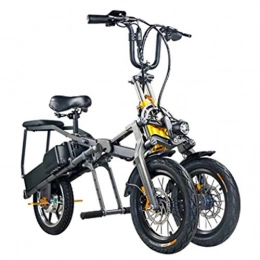 WM Bike WM Adult Electric Bicycle / one-button Quick-folding Lithium Battery Three-wheeled Electric Bicycle Removable 48V Lithium Ion Battery Front Led Light 70 To 80KM