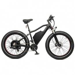 WSHA 48V 350W Electric Mountain Bike, 26inch Fat Tire Electric Bicycle with Removable 10Ah Lithium-Ion Battery, Professional 21 Speed Gears, for Adult