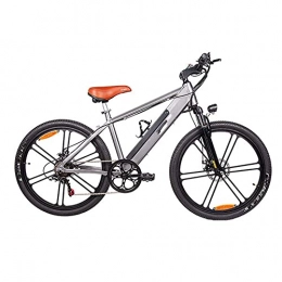 WXDP Bike WXDP Self-propelled Adult Electric Mountain Bike, 26 Inch Urban Commuter E-Bike Aluminum Alloy Shock Absorber Front Fork 6-Speed ​​48V / 10Ah Removable Lithium Battery 350W Motor Unisex
