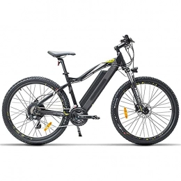 WXDP Electric Bike WXDP Self-propelled Electric bike for adults, 27.5 inch Mountain Urban Commuter E bike 400W Brushless motor 48V 13Ah Detachable lithium battery Suspension fork Oil disc brake