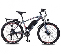 WXDP Electric Bike WXDP Self-propelled Electric mountain bike, 26 '' city electric bike for adults with detachable 36V 8Ah / 10Ah / 13 Ah lithium-ion battery 27-speed gear lever aluminum alloy frame unisex, gray re