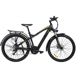 WXDP Electric Bike WXDP Self-propelled Mountain Electric Bike, 27.5 inch Travel Electric Bicycle Double disc brakes with LCD display the size of a mobile phone, 27-fold detachable battery City Electric Bike for adu