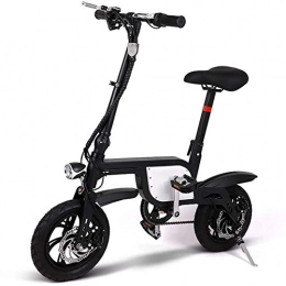 WXX Electric Bike WXX Adult Electric Bike, 12 Inch Outdoor Leisure Foldable Smart Electric Bike 36V 250W Lithium Battery Bicycle Ebike, Maximum Load 120 Kg