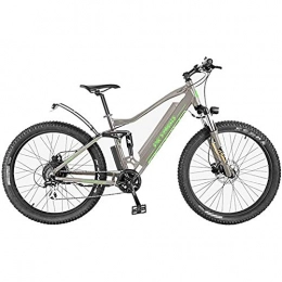 WXX Electric Bike WXX Electric Bicycle for Adult 27.5'' 36V 10Ah / 14Ah Removable Lithium Battery 7 Speed Electric Mountain Bike, for Sports Outdoor, Gray