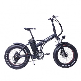 WYX Electric Bike WYX Electric Folding Bikes, Fat Tire Crouser Bicycle with 500W Motor And Removable 48V 12AH Hight Quality Lithium Battery E Bike Off Road Dirt Bike