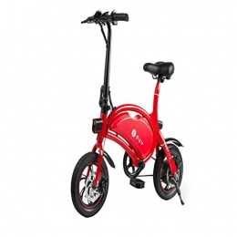 WYYSYNXB Electric Bike WYYSYNXB Adult Bicycle Portable Folding Electric Bike, Red, 7.5A