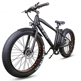 WZW Bike WZW Mens Electric Bike 1000W 4.0 Fat Tire Mountain Ebike 48V / 17Ah Lithium Battery Electric Bicycle 6 Speed City E-Bike for Adults (Color : 48V 1000W)