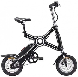 XBSLJ Electric Bike XBSLJ Electric Bikes, Folding Bikes E-bike Bike Aluminum Alloy with Child Seat 35KM Chainless Electric Bike Light and Fast 10-Inch for City Commuting Outdoor-Black