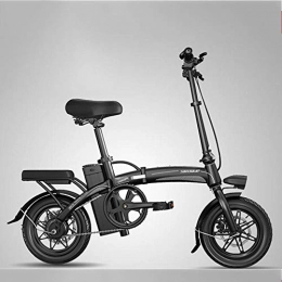 XBSLJ Electric Bike XBSLJ Electric Bikes, Folding Bikes Folding Ebike LCD Speed Display Portable and Easy to Store Lithium-Ion Max Speed 35 Km / H 150Km for Adult-Black