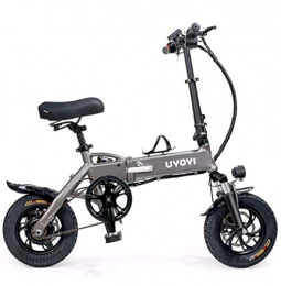 XCBY Electric Bike XCBY Electric Bicycle, Folding E-Bike - 12-Inch Ultralight Electric Bicycle 15kg, 350w Motor 48v8a Lithium Battery, Maximum Speed 30km / H