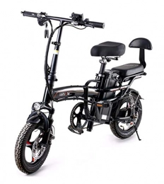 XCBY Bike XCBY Electric Bikes For Adults, Folding E-Bike - 14 Inch 400W Motor 48V Can Be Manned Electric Bicycle Battery Removable 45KM