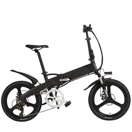 XHCP Electric Bike XHCP bicycle Mountain bike G660 20 Inches Folding Electric Bike, 48V Lithium Battery, Integrated Wheel, with Multifunction LCD Display, Pedal Assist Bicycle