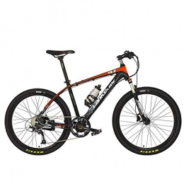 XHCP Bike XHCP bicycle Mountain bike T8 26 Inches Cool E Bike, 5 Grade Torque Sensor System, 9 Speeds, Oil Disc Brakes, Suspension Fork, Pedal Assist Electric Bike