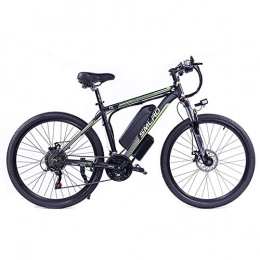 XHJZ Electric Bike XHJZ Electric Mountain Bike, electric bike adult Removable Capacity Lithium-Ion Battery (48V13Ah 350W), electric bicycle Full Suspension and Shimano 21 Speed Gear, e bike for Adults, E