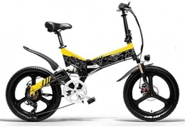 XINTONGLO Bike XINTONGLO Electric Bicycle 20 Inch Folding E-Bike 400W 48V Lithium Battery 7 Speed Pedal Assist