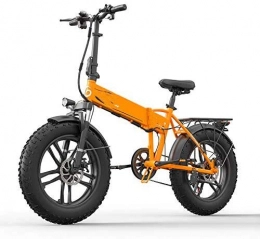 XINTONGLO Electric Bike XINTONGLO Electric Bike 20 * 4.0Inch Aluminum Foldable Electric Bicycle 48V10A 500W 40KM / H 6Speed Powerful Fat Tire Bike Mountain Snow Ebike
