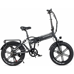 Fafrees Electric Bike XWLX09 Electric Bike 20" Commute Folding Fat Tire Mountain E-Bike 48V 10AH Electric Bicycle LCD Display Shimano 7 Speed MTB for Adults