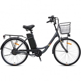 Y.A Electric Bike Y.A Electric Bicycle Pedal City Female Bicycle Lithium Battery Battery Motorcycle 24 Inch for Men and Women