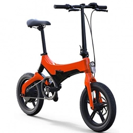 Y.A Electric Bike Y.A Folding Electric Car Lithium Battery Mini Power Bicycle Electric Bicycle Magnesium Alloy Adult Travel Battery Car Power Battery Life 60KM16 Inch