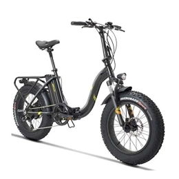 YAMMY Folding Electric Bicycle,Aluminum Alloy Frame Portable Bicycle Performance Motor Lithium Battery Bike Outdoors Adventure Sports Bike(Exercise bikes)