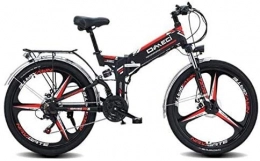 YAOJIA Bycicles adult bike Electric Mountain Bike For Men 26 Inch Folding E-bike 48V Lithium-Ion Battery 300W 21 Speed Motor Hybrid Bikes trek road bike