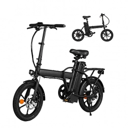 YAOLAN Electric Bike YAOLAN Folding Electric Bike 16" Electric Bicycle Commute Ebike with 250W Motor, 36V 7.5Ah Removable Battery, Pedal Assist E-Bike for Teenager and Adults