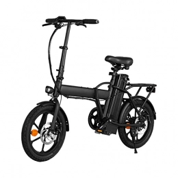 YAOLAN Bike YAOLAN Folding Electric Bike Ebike for Adults, 16" Electric Commuter Bicycle with 36V 7.5AH Removable Lithium-Ion Battery, Aluminum Alloy Portable Mountain Bike 250W Motor and Smart Adjustable Speed