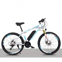 Yd&h 26'' Electric Mountain Bike, Electric Bicycle All Terrain with Removable Large Capacity Lithium-Ion Battery (36V 8AH 250W), 21 Speed Gear And Three Working Modes,B