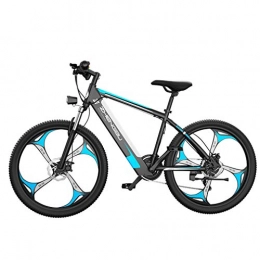 Yd&h Bike Yd&h 26 Inch Electric Mountain Bike for Adult, 400W Electric Bicycle with 48V 10Ah Lithium Battery, Commute Ebike with 27 Speed Gear And Three Working Modes, Blue